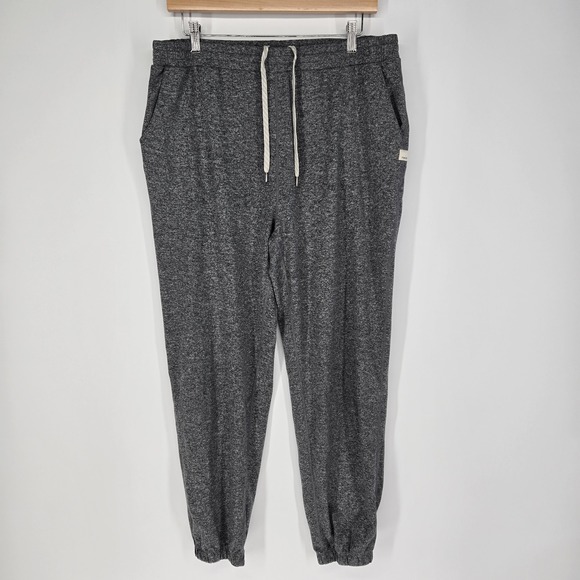 Vuori Other - Vuori Ponto Performance Jogger Pants Heather Grey Relaxed Fit Mens Size L